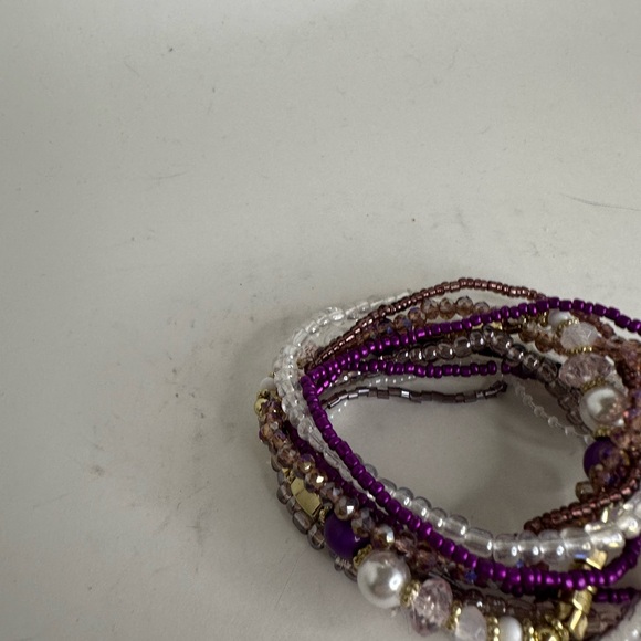 Multi-Color Beaded Bracelet Set - Picture 3 of 7